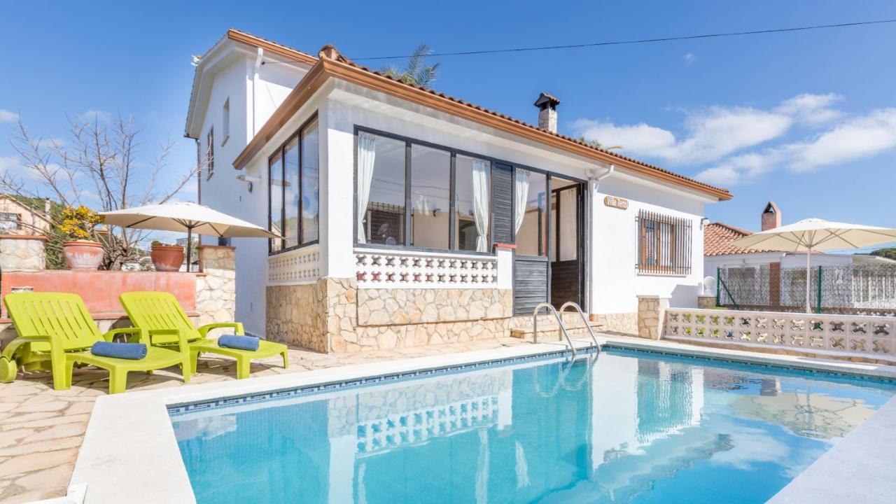 Villa Tensi Blanes Buitenkant foto